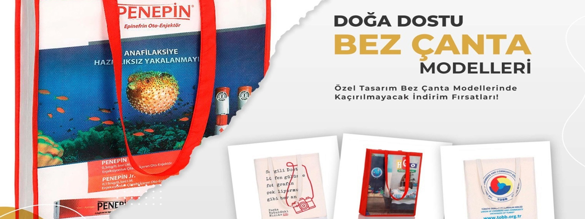 Doğa dostu beyaz çanta